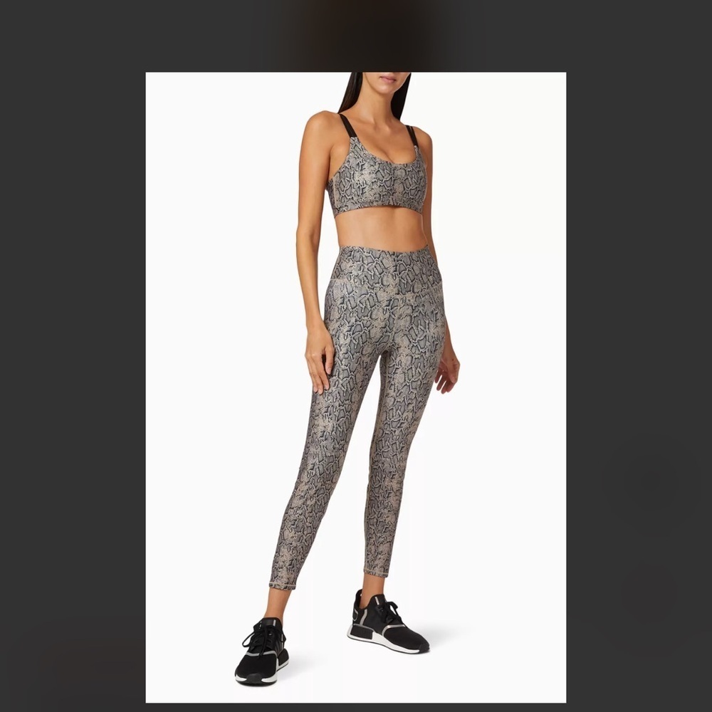 Good American Leopard Eco Sheen Core Power Leggings